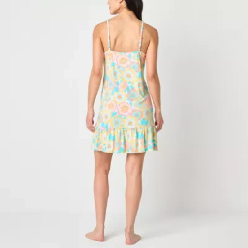 Sleep Chic Womens Sleeveless Nightshirt