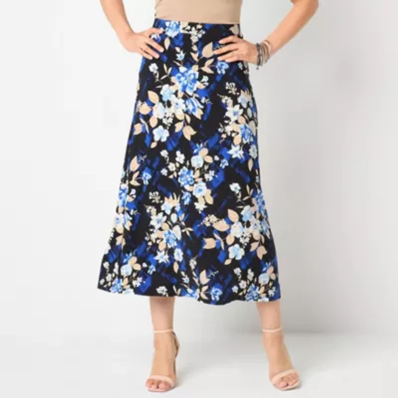 Black Label by Evan-Picone Womens Maxi Skirt