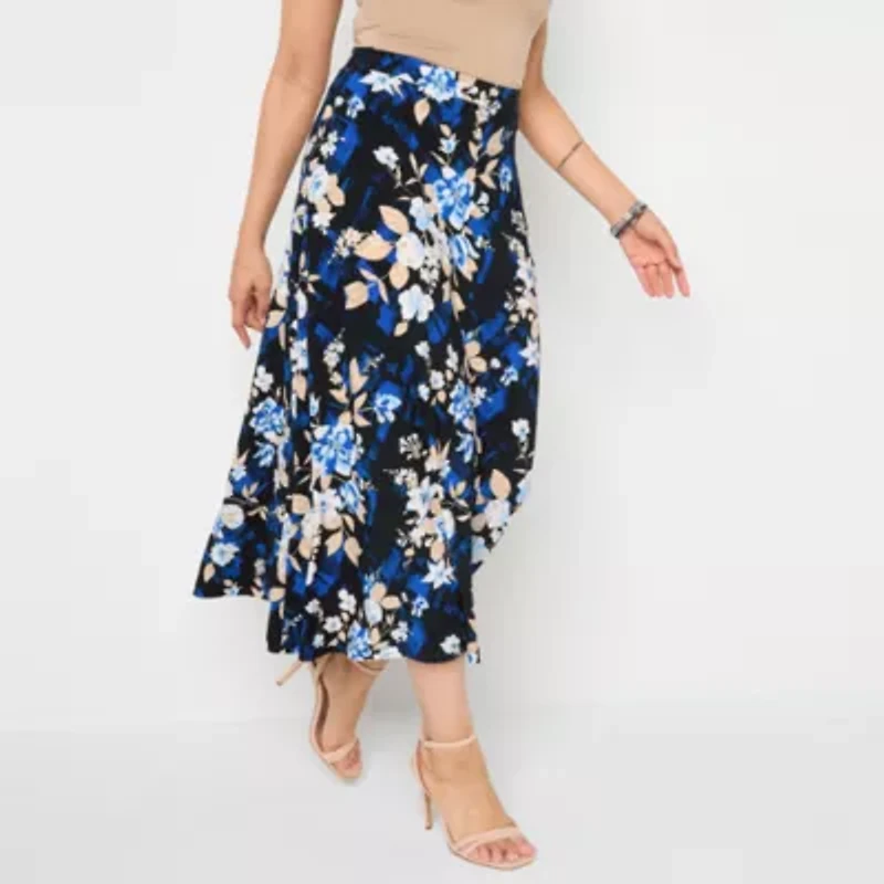 Black Label by Evan-Picone Womens Maxi Skirt