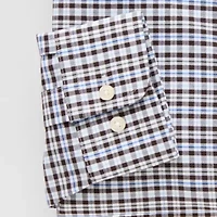 Stafford Coolmax All Season Oxford Mens Slim Fit Long Sleeve Dress Shirt
