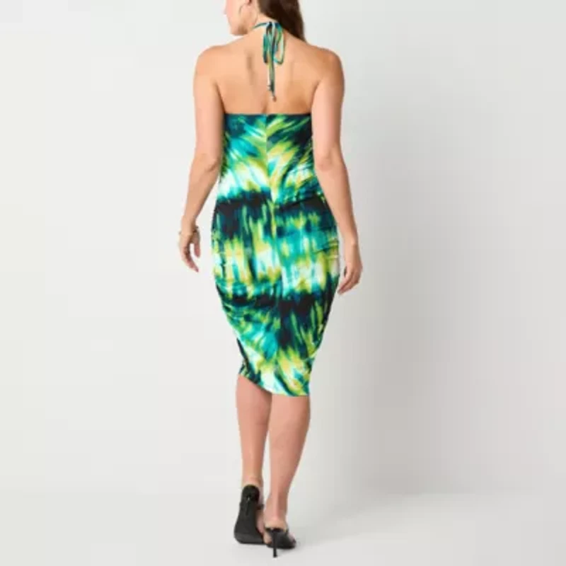 Bold Elements Womens Geometric Bodycon Dress