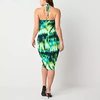 Bold Elements Womens Geometric Bodycon Dress
