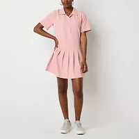 Stylus Womens Short Sleeve A-Line Dress