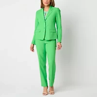 Black Label by Evan-Picone Womens Classic Fit Straight Suit Pant