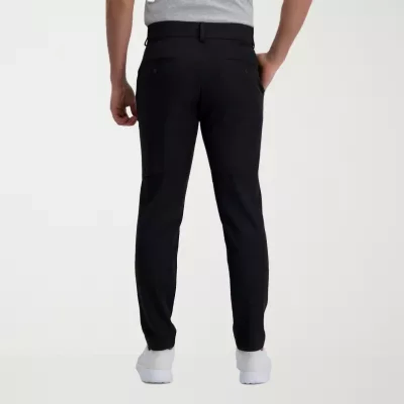 Haggar The Active Series Everyday Ultra Mens Comfort Waistband Slim Fit Flat Front Pant