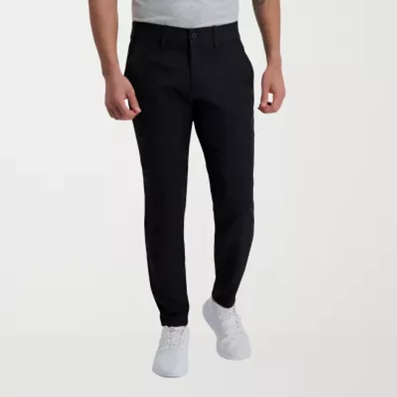 Haggar The Active Series Everyday Ultra Mens Comfort Waistband Slim Fit Flat Front Pant