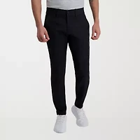 Haggar The Active Series Everyday Ultra Mens Comfort Waistband Slim Fit Flat Front Pant