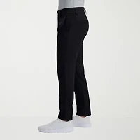 Haggar The Active Series Everyday Ultra Mens Comfort Waistband Slim Fit Flat Front Pant