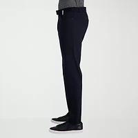 Haggar Iron Free Premium Khaki 5 Pocket Mens Comfort Waistband Straight Fit Flat Front Pant