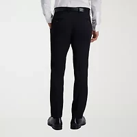 Haggar JMH 4 Way Stretch Ultra Mens Fabric Super Slim Fit Flat Front Suit Pant