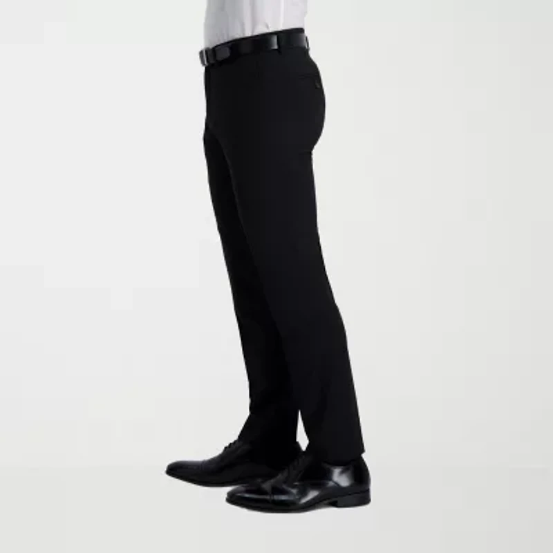 Haggar JMH 4 Way Stretch Ultra Mens Fabric Super Slim Fit Flat Front Suit Pant