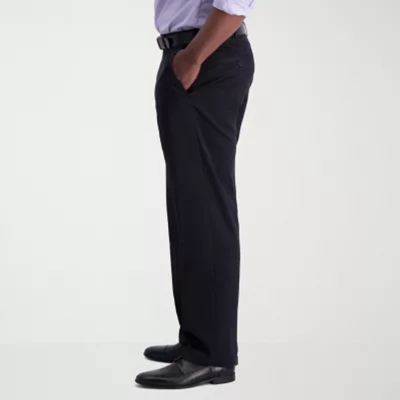 Haggar Iron Free Premium Khaki Mens Classic Fit Flat Front Pant