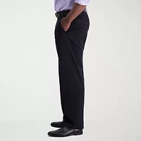 Haggar Iron Free Premium Khaki Mens Classic Fit Flat Front Pant