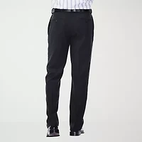 Haggar E-CLO Stria Dress Mens Classic Fit Flat Front Pant