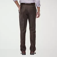 Haggar E-CLO Stria Mens Classic Fit Dress Flat Front Pant