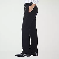 Haggar E-CLO Stria Dress Mens Classic Fit Flat Front Pant