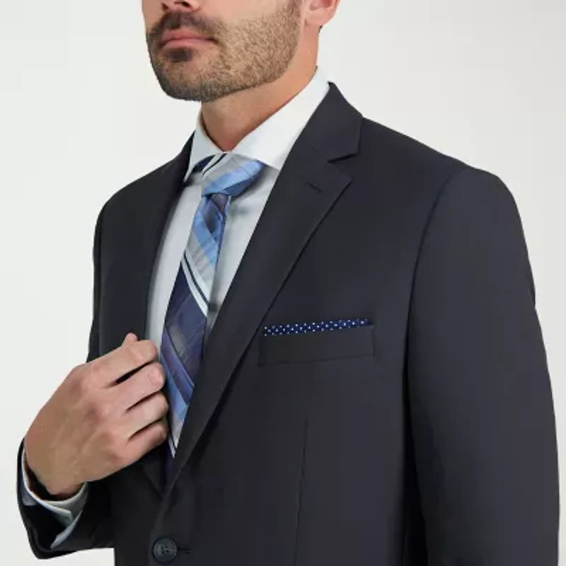 Haggar Smart Wash Premium Mens Stretch Fabric Classic Fit Suit Jacket