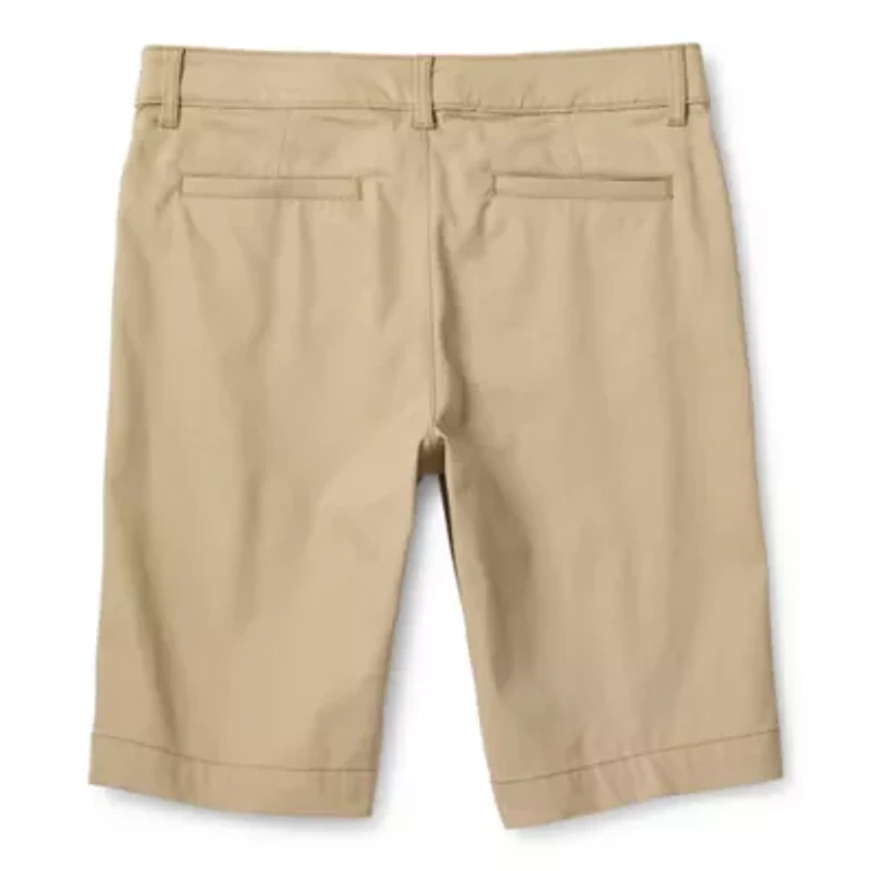 St. John's Bay Womens 11" Mid Rise Adaptive Easy-on + Easy-off Bermuda Short