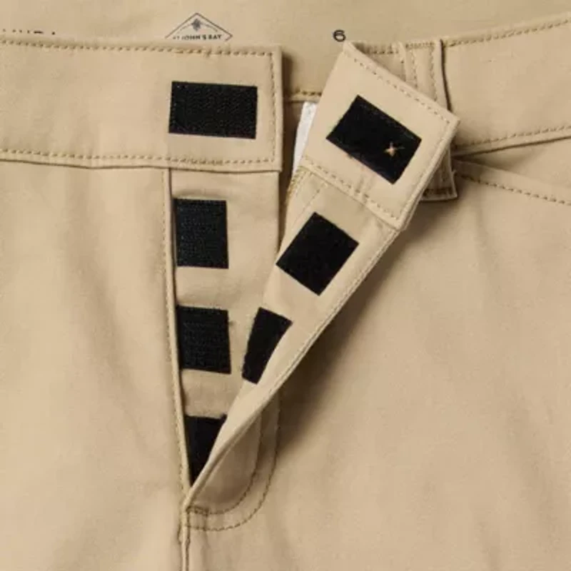 St. John's Bay Womens 11" Mid Rise Adaptive Easy-on + Easy-off Bermuda Short