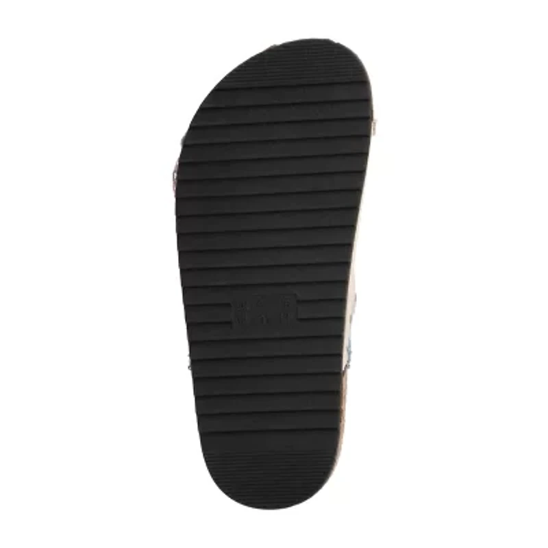 Mia Girl Lil Chrisse Little & Big Kid Girls Adjustable Strap Footbed Sandals