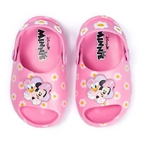 Minnie and Daisy Toddler Girls Clog