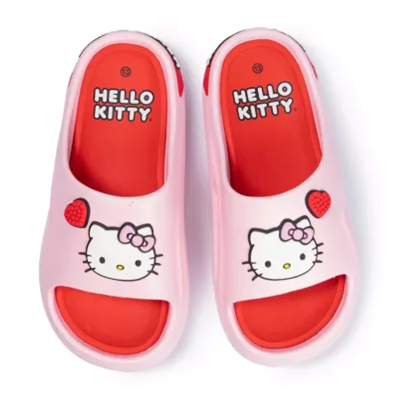 Little & Big Kid Girls Hello Kitty Slide Sandals