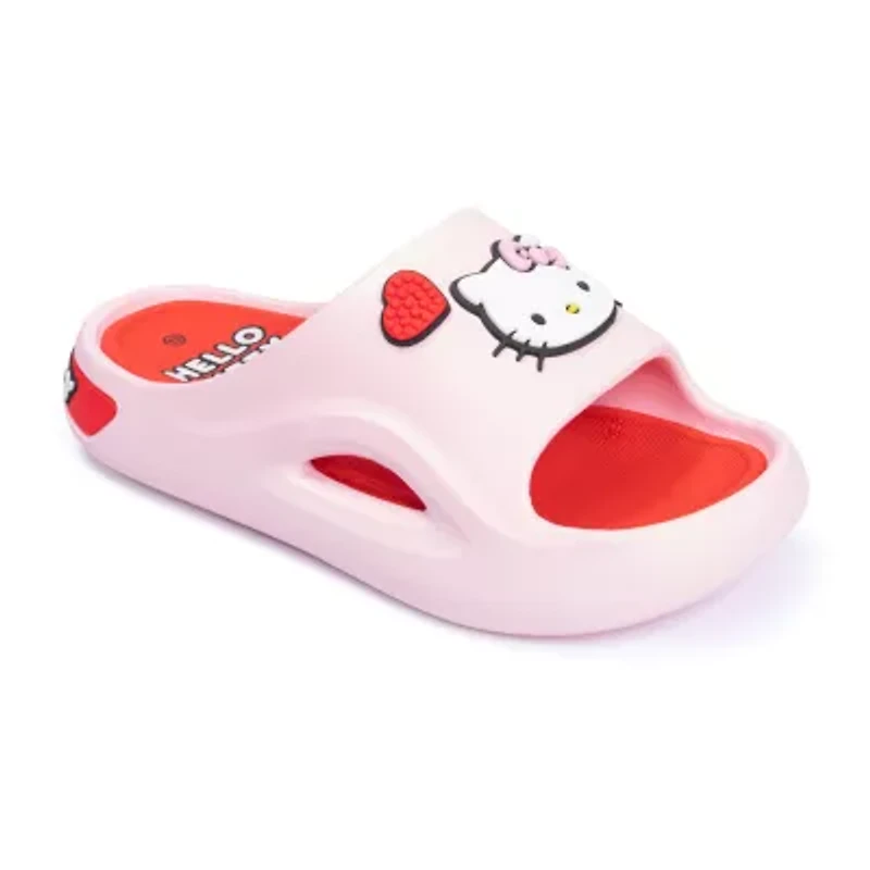 Little & Big Kid Girls Hello Kitty Slide Sandals