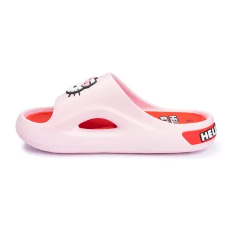 Little & Big Kid Girls Hello Kitty Slide Sandals