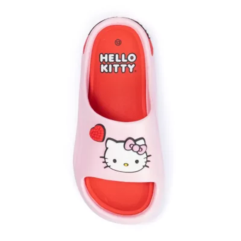 Little & Big Kid Girls Hello Kitty Slide Sandals