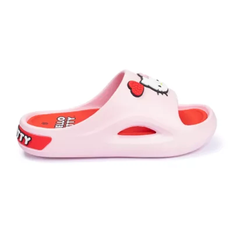 Little & Big Kid Girls Hello Kitty Slide Sandals