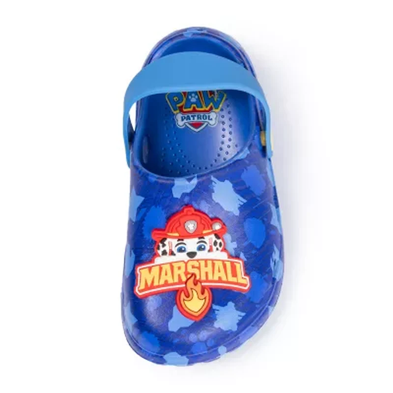 Toddler Boys Paw Patrol Round Closed Toe Clogs