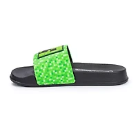 Little & Big Kid Boys Minecraft Slide Sandals