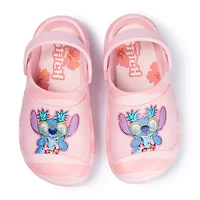 Stitch Little & Big Kid Girls Round Closed Toe Clogs