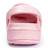 Stitch Little & Big Kid Girls Round Closed Toe Clogs