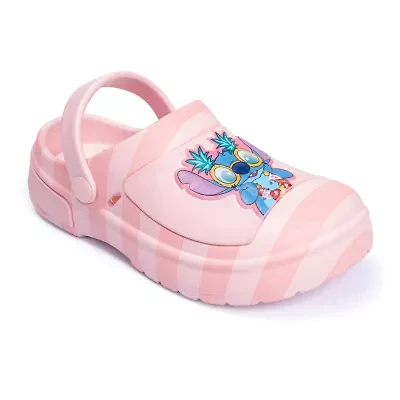 Stitch Little & Big Kid Girls Round Closed Toe Clogs