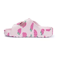 Ground Up Little & Big Kid Girls Slide Sandals