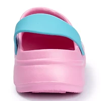 Ground Up Seashell Little & Big Kid Girls Round Closed Toe Clogs