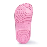 Ground Up Seashell Little & Big Kid Girls Round Closed Toe Clogs