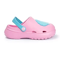 Ground Up Seashell Little & Big Kid Girls Round Closed Toe Clogs