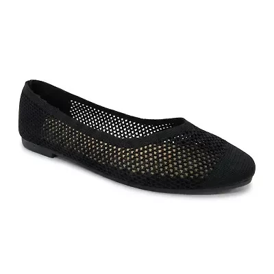 Pop Senvier Womens Almond Closed Toe Ballet Flats