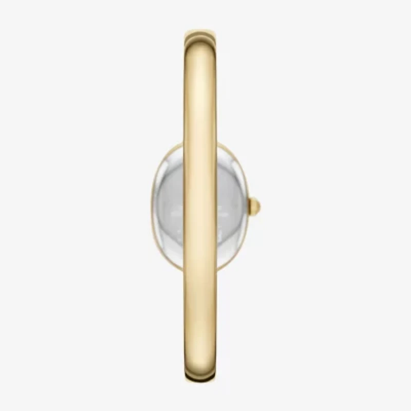 Relic By Fossil Womens Gold Tone Bracelet Watch Zr34680