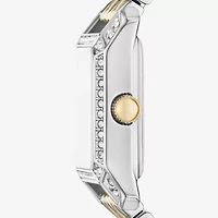 Relic By Fossil Womens Two Tone Bracelet Watch Zr34674