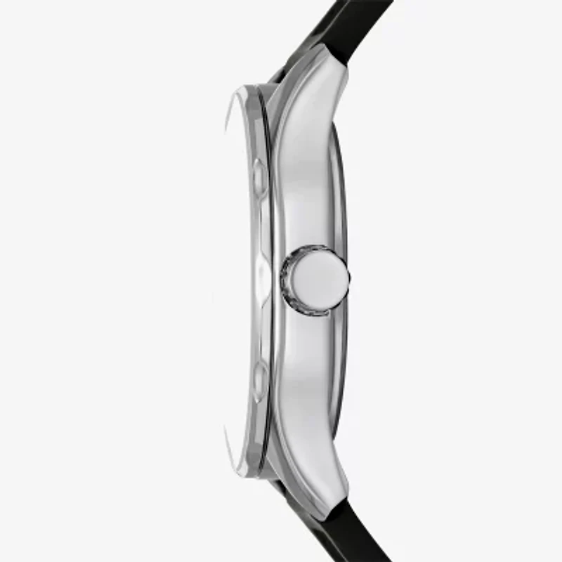 Relic By Fossil Mens Black Strap Watch Zr16055