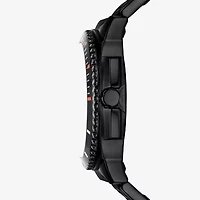 Relic By Fossil Mens Black Stainless Steel Bracelet Watch Zr12676