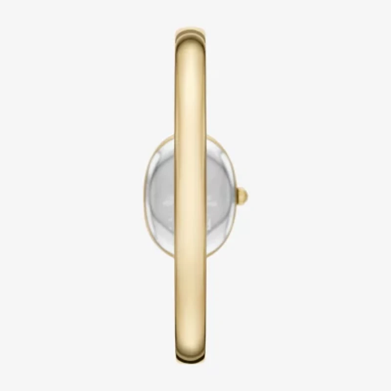 Relic By Fossil Womens Gold Tone Bracelet Watch Zr34681