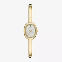 Relic By Fossil Womens Gold Tone Bracelet Watch Zr34681