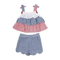 Rare Editions Baby Girls 2-pc. Short Set