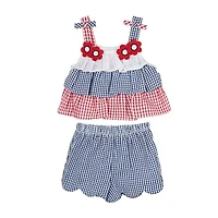 Rare Editions Baby Girls 2-pc. Short Set