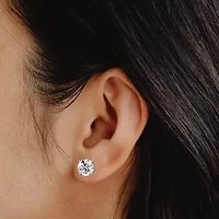 (G/Vs1-Vs2) 6 CT. T.W. Lab Grown White Diamond 14K Gold 9.1mm Round Stud Earrings