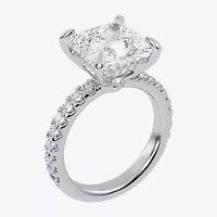 (G-H / Si1-Si2) Womens 2 1/4 CT. T.W. Lab Grown White Diamond 14K Gold Side Stone Engagement Ring